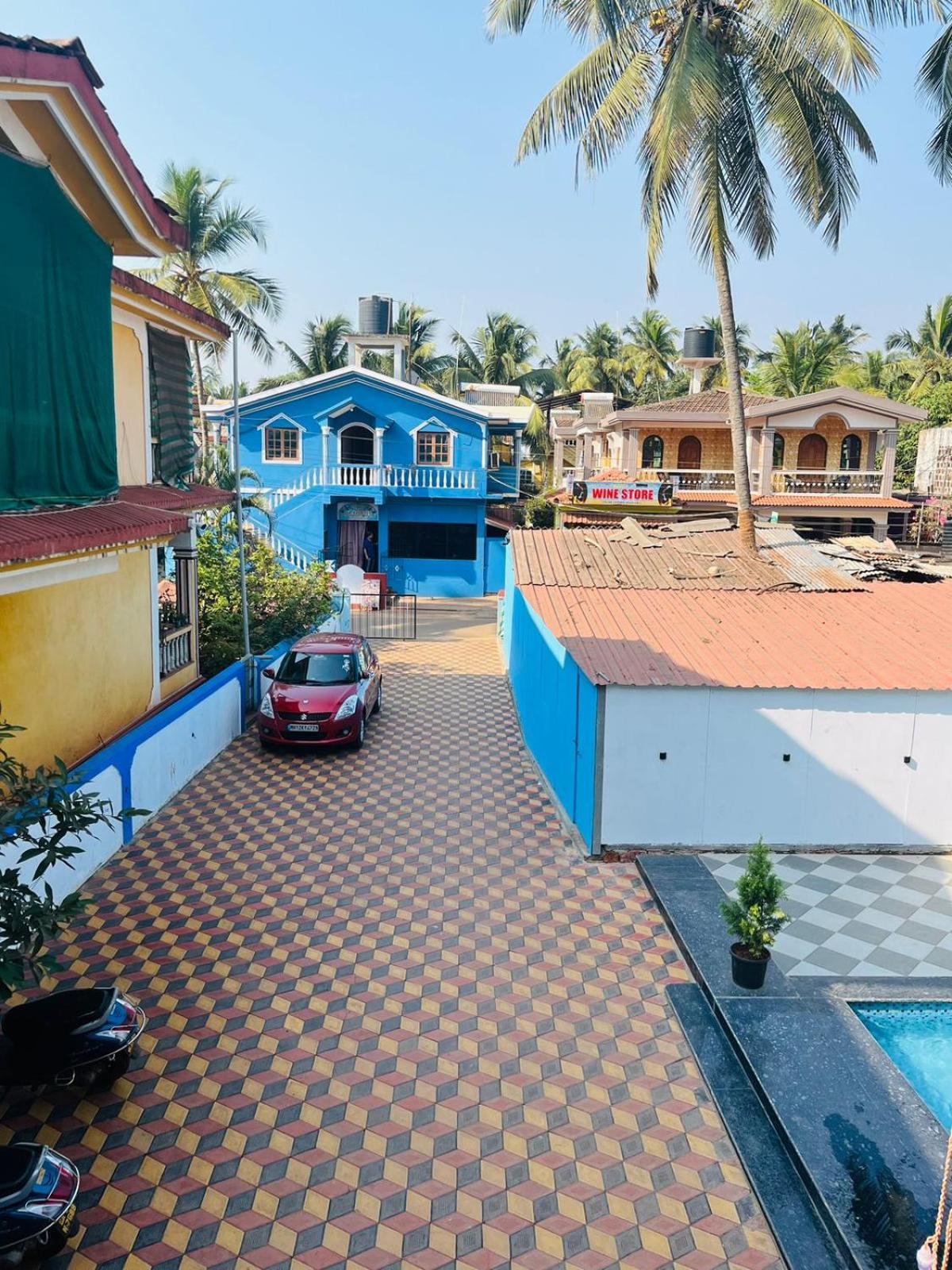 Blue Rays Apartment Calangute Ngoại thất bức ảnh